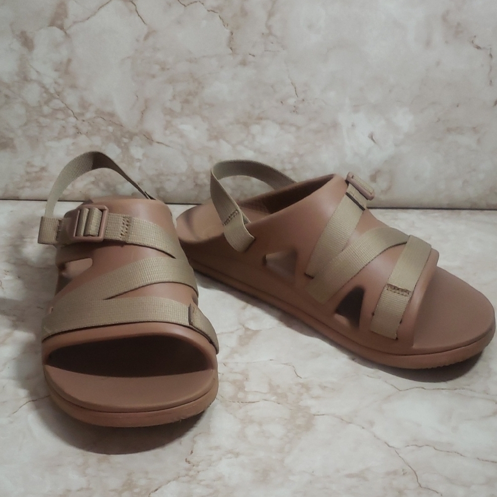 Chaco Women's Tan Adjustable Straps Sandals  Size 12